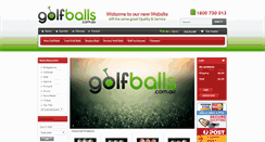 Desktop Screenshot of golfballs.com.au