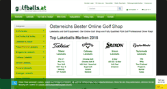 Desktop Screenshot of golfballs.at